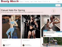 Tablet Screenshot of beautymuscle.net